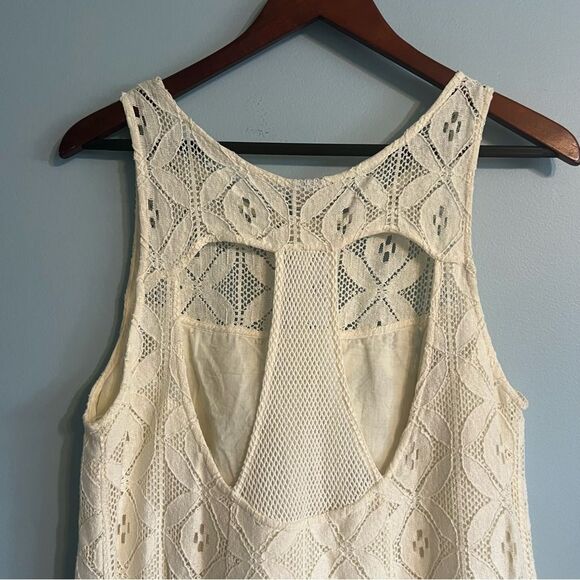 Summer Dress EMPYRE SHARA CROCHET Back DETAIL CREAM — NWT 🏷️ Sz Medium - Picture 4 of 13